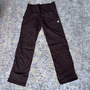 Brown lululemon dance studio joggers- wide leg
